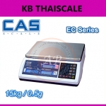 เครื่องชั่งนับจำนวน 15kg เครื่องชั่งนับชิ้นงานแบบตั้งโต๊ะ15kg กิโลดิจิตอล15กิโลกรัม ความละเอียด0.5กรัม ตาชั่ง15กิโล CAS" รุ่น"EC-15"ขนาดแท่น 30.6 x 22.2cm. ( MADE IN KOREA )