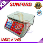 ตาชั่งคำนวนราคา เครื่องชั่งดิจิตอล เครื่องชั่งน้ำหนักสินค้า คำนวณค่าสินค้า 30 kg ความล่ะเอียด 10 g รุ่นกันน้ำ ฉีดล้างได้ ไม่กลัวเปียก ผ่านการตรวจรับรองโดยสำนักงานชั่งตวงวัด กระทรวงพาณิชย์