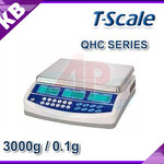 เครื่องชั่งดิจิตอลนับจำนวนตั้งโต๊ะ เครื่องชั่งดิจิตอล 3Kg เครื่องชั่งดิจิตอลนับจำนวน 3Kg เครื่องชั่งนับชิ้นงาน 3Kg ตาชั่งดิจิตอล 3Kg ค่าละเอียด 0.1g ยี่ห้อ T-SCALE รุ่น QHC-3K+