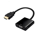 อุปกรณ์แปลงสัญญาณ HDMI TO VGA (คละสี)