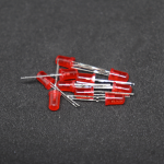 LED 5mm (สีแดง) จำนวน 10 หลอด