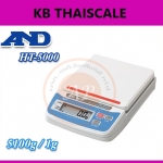 ตาชั่งดิจิตอล เครื่องชั่งดิจิตอลตั้งโต๊ะ เครื่องชั่งระบบอิเล็กทรอนิกส์ เครื่องชั่ง 5100g ละเอียด 1g ขนาด 132 x 130 มิลลิเมตร AND รุ่น HT-5000