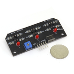 TCRT5000 Infrared Line 3-Way Tracking Module Sensor เซนเซอร์ตรวจจับเส้นขาวดำ 3 จุด