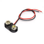 ขั่วถ่าน 9V แบบแข็ง อย่างดี (สายไฟออกกลาง)