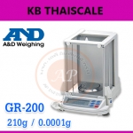 เครื่องชั่ง210กรัม เครื่องชั่งน้ำหนัก210กรัม เครื่องชั่งละเอียดสู210กรัม เครื่องชั่งดิจิตอล ทศนิยม 0.0001 ตำแหน่ง รุ่น GR-200 ยี่ห้อ ANDPญี่ปุ่น