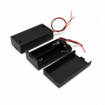 รางถ่าน AA 2 ก้อน พร้อม สวิตซ์และฝาปิด