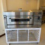 เตาอบขนมแก็สคอนโทรลไฟฟ้า 1 ชั้น 2 ถาด Si-DO12G แบรนด์ Semon