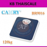 ตาชั่งน้ำหนักคน120kg เครื่องชั่งน้ำหนักบุคคล120กิโล เครื่องชั่งระบบสปริง พิกัด 120kg ค่าละเอียด 1kg ยี่ห้อ CAMRY รุ่น BR9016 120kg/1kg