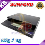 เครื่องชั่งตั้งโต๊ะ เครื่องชั่งดิจิตอล เครื่องชั่งน้ำหนัก เครื่องชั่งในครัวเรือน พิกัด 5kg ค่าะเอียด 1g ยี่ห้อ SUNFORD รุ่น KPS5000 พิกัด 5kg/1g