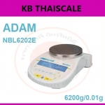 เครื่องชั่ง6200กรัม เครื่องชั่งน้ำหนัก6200กรัม เครื่องชั่งละเอียดสูง6200กรัม เครื่องชั่งน้ำหนัก6200g ตาชั่ง6200g เครื่องชั่งอิเล็กทรอนิกส์6200g ความละเอียด0.01g เครื่องชั่งอิเล็กทรอนิกส์6200g/0.01g ยี่ห้อ ADAM รุ่น NBL6202E