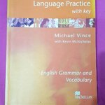 Elementary Language Pratice with Key, Michael Vince, English Grammar and Vocabbulary, Macmillan