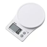 เครื่องชั่งดิจิตอล ชั่งน้ำหนักสูงสุด 2 กิโลกรัม ความละเอียด 1 กรัม เครื่องชั่งน้ำหนักดิจิตอลในครัว ยี่ห้อ Tanita รับประกัน 3 ปีเต็ม สีขาว สวย เรียบ หรู คงทนใช้งานง่าย