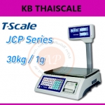 เครื่องชั่งดิจิตอล เครื่องชั่งนับชิ้นงาน พิมพ์ได้ มีเครื่องพิมพ์ในตัว พิกัด 30 กิโลกรัม ค่าละเอียด 1 กรัม ขนาดแท่นชั่ง 24x35cm ยี่ห้อ T-SCALE รุ่น JCP Series 30kg/1g