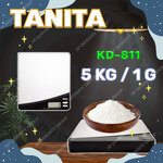 ตาชั่งดิจิตอล เครื่องชั่งดิจิตอล เครื่องชั่งแบบตั้งโต๊ะ รุ่น KD-811 ยี่ห้อ TANITA พิกัดน้ำหนัก 5kg ค่าละเอียด 1g