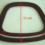 หูกระเป๋าพลาสติค ทรงสีเหลี่ยมคางหมู Trapezoid Plastic Bag Handle