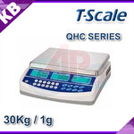 เครื่องชั่งดิจิตอลนับจำนวนตั้งโต๊ะ เครื่องชั่งดิจิตอล 30Kg เครื่องชั่งดิจิตอลนับจำนวน 30Kg เครื่องชั่งนับชิ้นงาน 30Kg ตาชั่งดิจิตอล 30Kg ค่าละเอียด 1g ยี่ห้อ T-SCALE รุ่น QHC-30K+