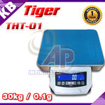 เครื่องชั่งดิจิตอลทศนิยม 1 ตำแหน่ง พิกัดชั่ง 30kg อ่านค่าความละเอียด 0.1g เครื่องชั่งละเอียดสูง 30kg เครื่องชั่งน้ำหนัก 30kg ตาชั่ง 1 ตำแหน่ง 30กิโลกรัม ตาชั่งดิจิตอล 30กิโลกรัม พิกัดน้ำหนัก 30kg ความละเอียด 0.1g ยี่ห้อ TIGER รุ่น THT-01