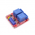 Module รีเลย์ Relay 24V 2 Channel (สีแดง) Isolation High And Low Trigger
