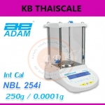 เครื่องชั่ง250กรัม เครื่องชั่งน้ำหนัก250กรัม เครื่องชั่งละเอียดสู250กรัม เครื่องชั่งดิจิตอล ทศนิยม 0.0001 ตำแหน่ง รุ่น NBL 254i ยี่ห้อ ADAM ประเทศอังกฤษ