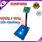 เครื่องชั่งแบบตั้งพื้น เครื่องชั่งดิจิตอล ชั่งซื้อขาย พิกัด 300kg ค่าะเอียด 100g แท่นชั่ง 45x60cm ผ่านการตรวจรับรองโดยสำนักงานชั่งตวงวัด กระทรวงพาณิชย์