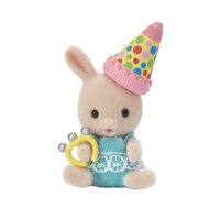Milk Rabbit Baby with Tricorne and Bell