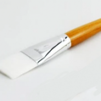 แปรงด้ามไม้ใหญ่ แปรงทาตัว แปรงไล้น้ำ ทาครีม อุปกรณ์สปา Brush02 (ด้ามสั้น) 1อัน
