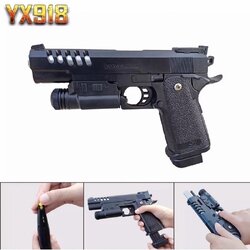 ปืนของเล่น ปืนพลาสติก ปืนอัดลม ปืนพกสั้น ติดเลเซอร์ XK918