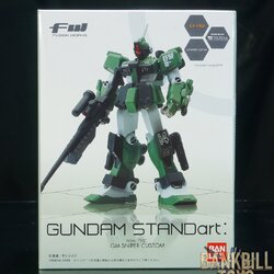 กันดั้ม Bandai Candy Toy FW Gundam STANDart: 5 No.019 RGM-79SC GM Sniper Custom