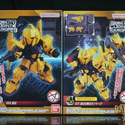 กันดั้ม Bandai Candy Toy Mobility Joint Gundam Vol.9 No.03 MSN-00100 Hyaku Shiki + No.07 Hyaku Shiki's EX Parts Set (เซ็ตคู่ 2 กล่อง)