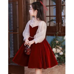 สีแดง, #160-อก32 ยาว34 นิ้ว