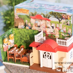 บ้านหมี Happy Family (มีไฟ)