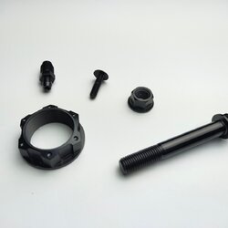 ตัวอย่างอะไหล่น็อตทำสีดำไทเทเนียม | PVD Coating