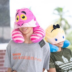 หมอนรองคอมีหมวก อลิซAlice & แมวCheshire Cat
