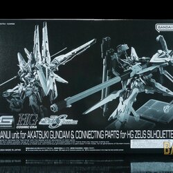 กันดั้ม Bandai Spirits Gunpla Premium Bandai Hobby Online Shop Limited RG 1/144 Shiranui Unit For Akatsuki Gundam & Connecting Parts For HG Zeus Silhouette