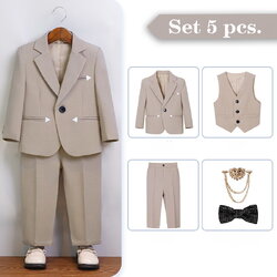 สีกากี 5 ชิ้น, #140-