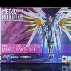 กันดั้ม Bandai Spirits Premium Bandai Tamashii Web Shop Limited Metal Robot Spirits <SIDE MS> MDE262S Proud Defender & Effect Parts Set