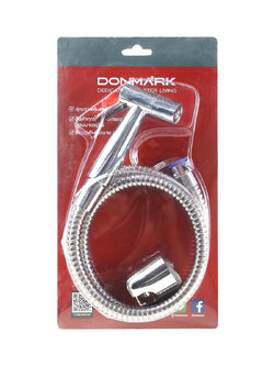 Donmark ชุดสายฉีดชำระชุบโครเมี่ยมพร้อมสาย DM-984