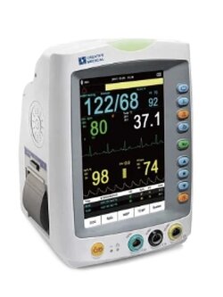 เครื่องวัดความดันโลหิตอัตโนมัติ พร้อมวัดปริมาณออกซิเจนในเลือด (Vital Signs Monitor) รุ่น PC-900 PLUS SN