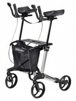 รถเข็นช่วยพยุงเดิน รุ่น Gemino 30 Walker มีที่รองแขน มีเบาะนั่งได้ พับเก็บได้ ใส่ของได้ รองรับน้ำหนักสูงสุด 150 กิโลกรัม รุ่น TOP แบรนด์ยุโรป (Best Seller)