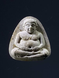 รหัสสินค้า พระไม่ทราบที่ 326 พระสังกัจจายน์เนื้อผง หลังยันต์พุทโธ มีตัวอักษรย่อ จ.จ.ไม่ทราบที่