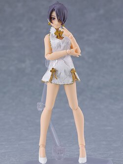<Preorderถึง 17/11/2023>🔔เปิดรับPreorder มัดจำ 500 บาท figma Female Body (Mika) with Mini Skirt Chinese Dress Outfit (White)