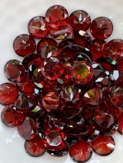 โกเมนกลม 7.0 มม. 1 เม็ด