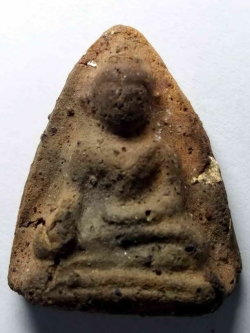 รหัสสินค้า พระกรุ 017 พระโป้ เนื้อดินเผา จ.อยุธยา ไม่ทราบกรุ