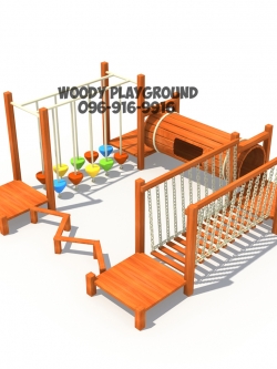 เครื่องเล่นไม้รวม ชุดเสริมสร้างพัฒนาการ ฝึกการทรงตัว เคลื่อนไหว กระตุ้นพัฒนาการกล้ามเนื้อ การทรงตัว และสมาธิ