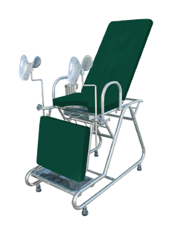 เตียงตรวจภายใน เตียงตรวจนารีเวช สแตนเลส ขาหยั่งอลูมิเนียม รหัส PP028