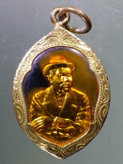 Antig Pim 213 เหรียญกะไหล่ทองลงยา รัชกาลที่ 5 วัดชัยพฤกษ์มาลา สร้างปี 2537