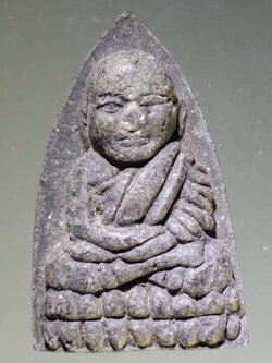 รหัสสินค้า หลวงปู่ทวด วัดต่างๆ 238 หลวงปู่ทวดเนื้อผงใบลาน หลังยันต์นะโมโพธิสัตโตอาคันติมายะ พิมพ์ยันต์จม ไม่ทราบปีที่สร้าง