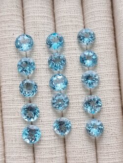 สกายบลูโทปาสกลม 9.0 มม. 1 เม็ด