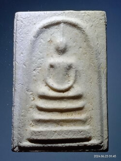 รหัสสินค้า พระสมเด็จ วัดต่างๆ 1204 พระสมเด็จ เนื้อผง หลังรัชกาลที่ 5 ไม่ทราบปีที่สร้าง เก่าครับมีอายุ