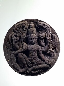 รหัสสินค้า จตุคามรามเทพ 895 จตุคามรามเทพ รุ่น เก้าหน้ามหาโชคมหาเศรษฐี วัดอ้ายเขียว เนื้อว่านกากยายักษ์